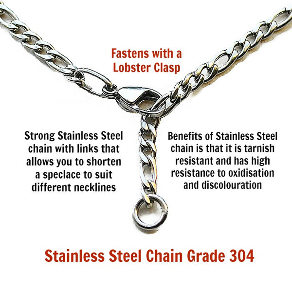 LOVELY IN BLUE GLASSES CHAIN (Stainless Steel Chain)  - SPECLACE