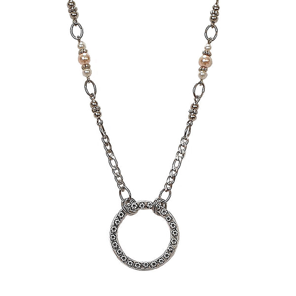 PEACHES and CREAM  (Stainless Steel Chain)