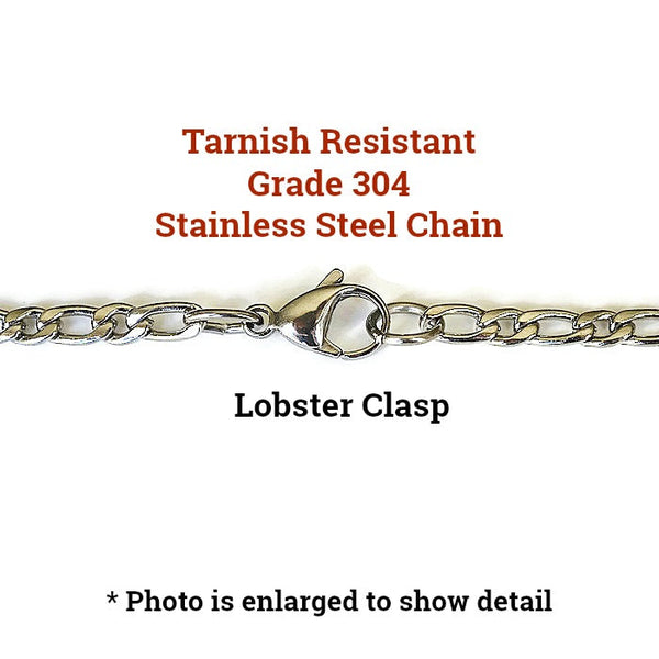 FLORAL BLUE LANYARD (Stainless Steel Chain)  - SPECLACE