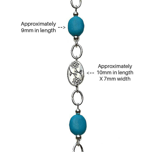 AQUA BLOOM GLASSES CHAIN