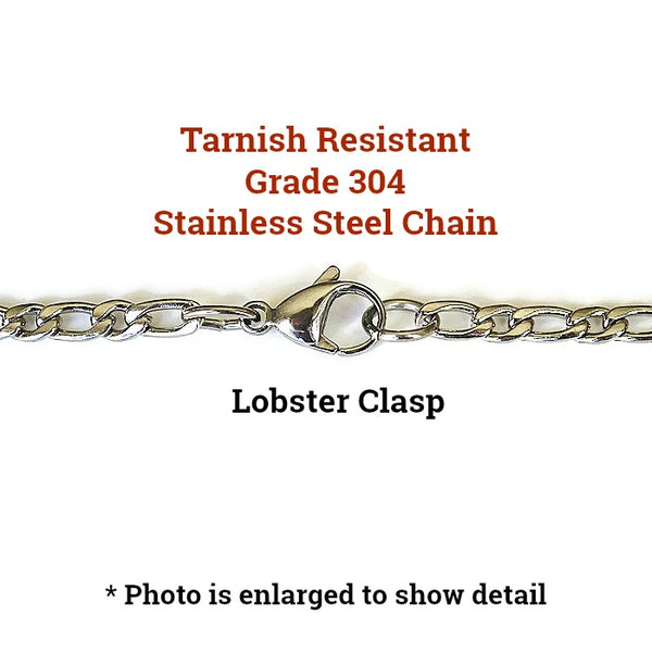 MIDNIGHT FLOWER LANYARD (Stainless Steel Chain)  - SPECLACE
