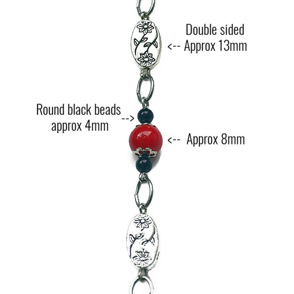 LADYBIRD LANYARD (Stainless Steel Chain)  - SPECLACE