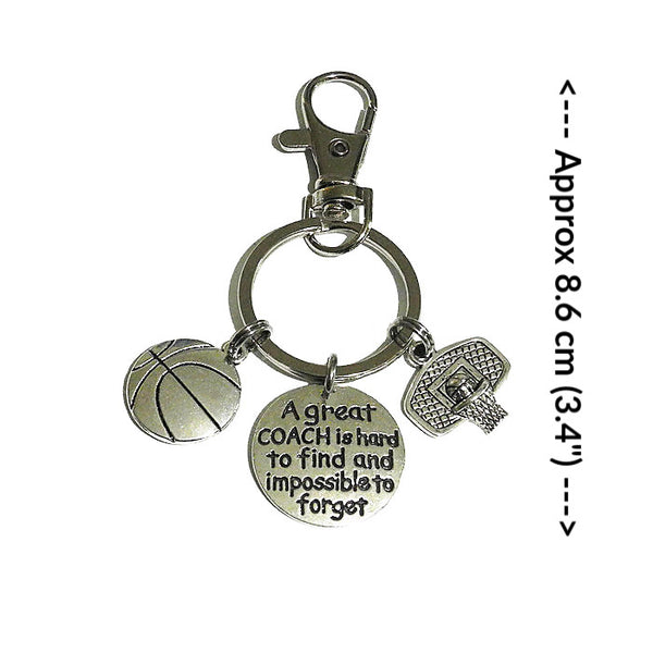 GIFTS FOR BASKETBALL COACHES KEYCHAIN  - SPECLACE