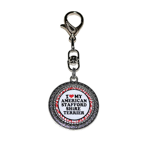 AMERICAN STAFFORD SHIRE TERRIER BAG CHARM  - SPECLACE