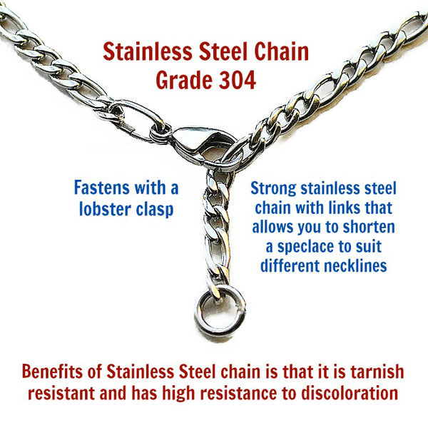 AQUA BURST GLASSES CHAIN (Stainless Steel Chain)  - SPECLACE