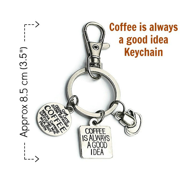 COFFEE LOVERS KEYCHAIN Add On "Coffee is a always a good idea!"  - SPECLACE