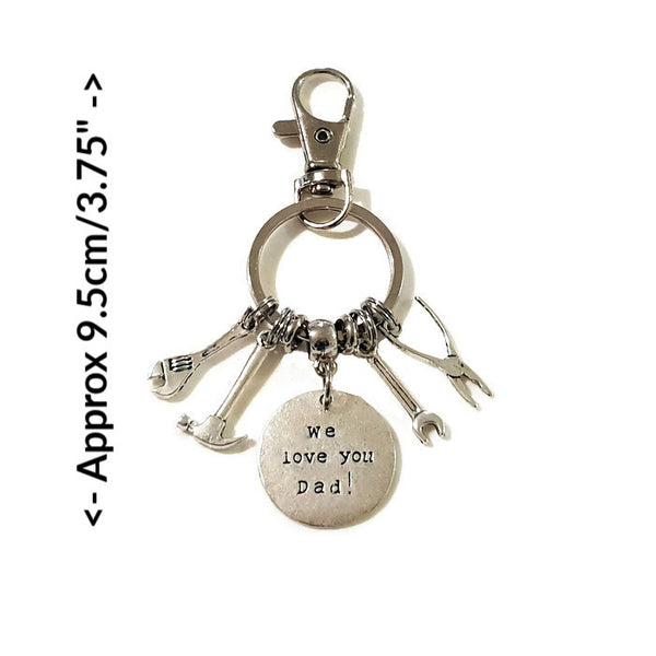 GIFTS FOR DAD KEYCHAIN "We love you Dad."  - SPECLACE