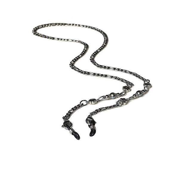 DAISY DROPS with BLACK RUBBER LOOPS (Grade 304 Stainless Steel Chain)  - SPECLACE
