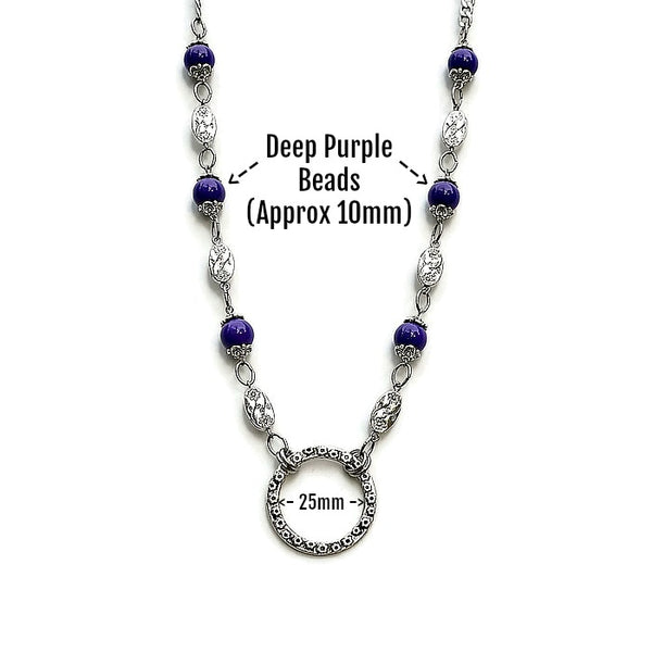 DEEP PURPLE SPECLACE (Stainless Steel Chain)  - SPECLACE