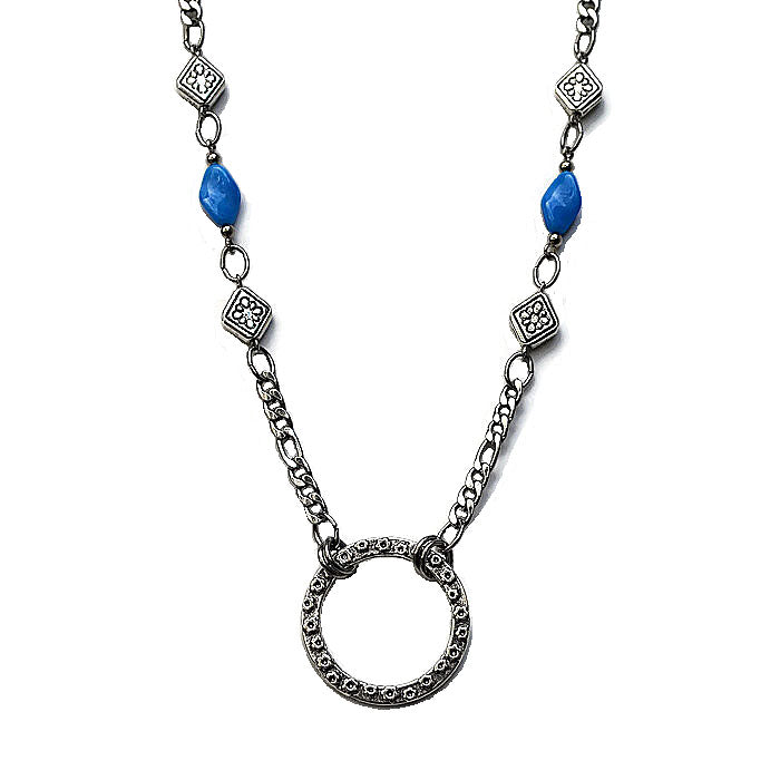 LOVELY IN BLUE GLASSES CHAIN Stainless Steel Chain