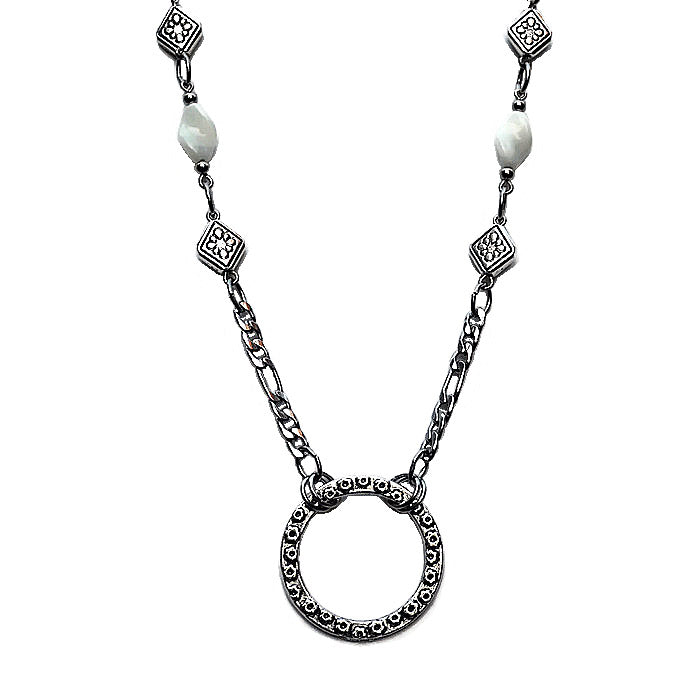 LOVELY IN WHITE GLASSES CHAIN (Stainless Steel Chain)  - SPECLACE