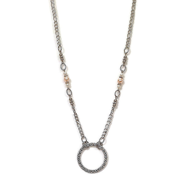 PEACHES and CREAM  (Stainless Steel Chain)