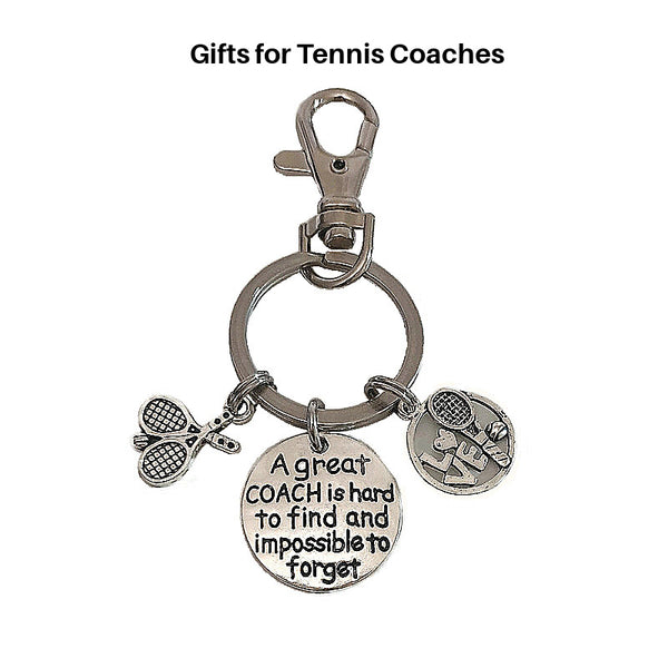 GIFTS FOR TENNIS COACHES KEYCHAIN