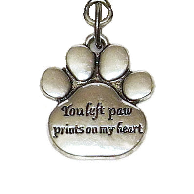 \'LOVE MY DOG\' KEYCHAIN Add On  "You left pawprints on my heart!"  - SPECLACE