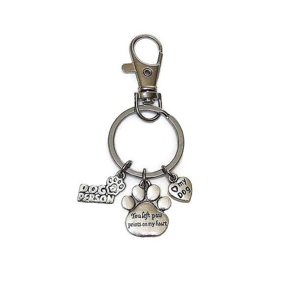\'LOVE MY DOG\' KEYCHAIN Add On  "You left pawprints on my heart!"  - SPECLACE