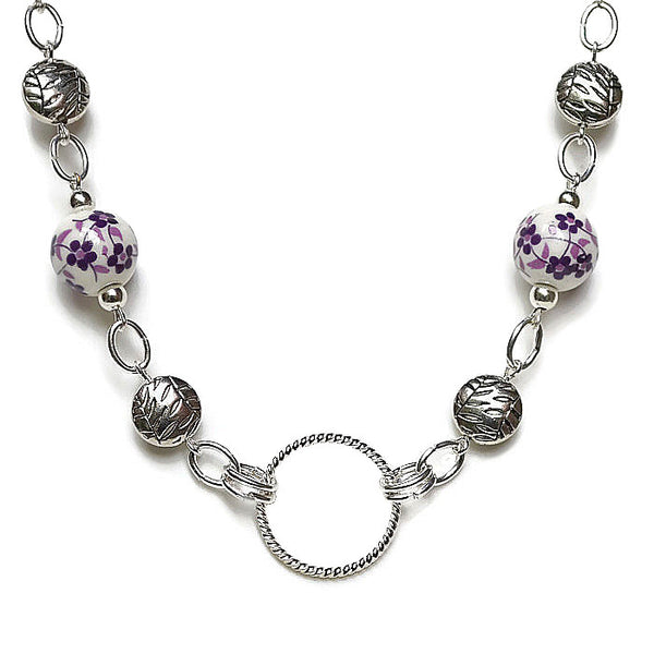 FLORAL PURPLE GLASSES CHAIN  - SPECLACE