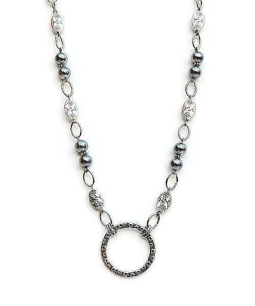 PEARL GREY LANYARD (Stainless Steel Chain)  - SPECLACE