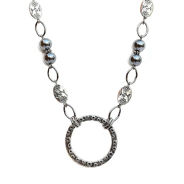 PEARL GREY GLASSES CHAIN (Stainless Steel Chain)  - SPECLACE